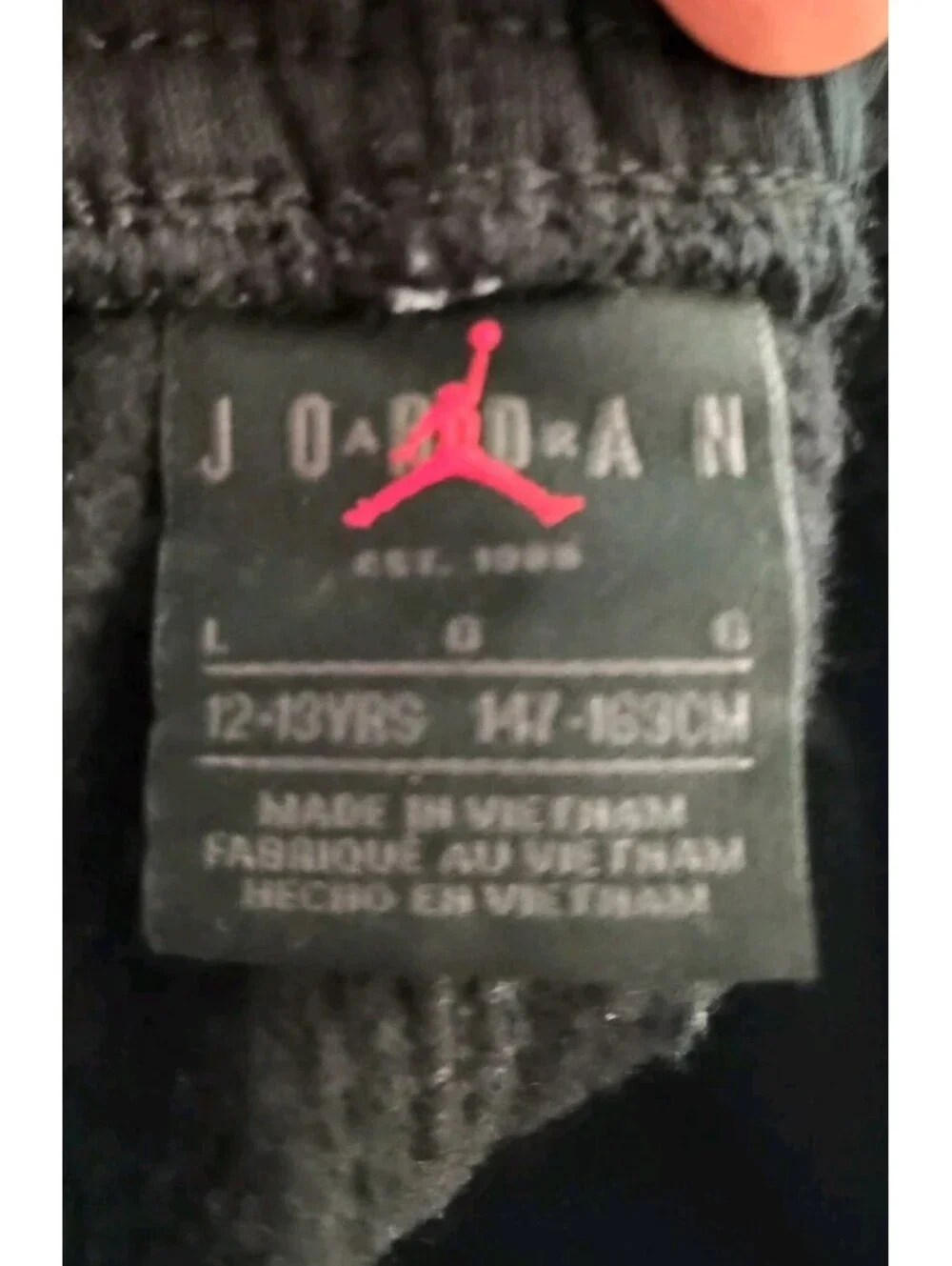 Jordan Youth Large Shorts Lot Of 3 Pair Black Purple Grey